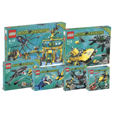 complete aqua raiders collection