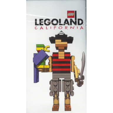 legoland pirate with parrot legoland california