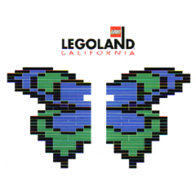 butterfly - blue green wings legoland california ambassador pass exclusive