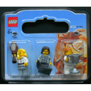 lego store grand opening exclusive set leeds uk blister pack