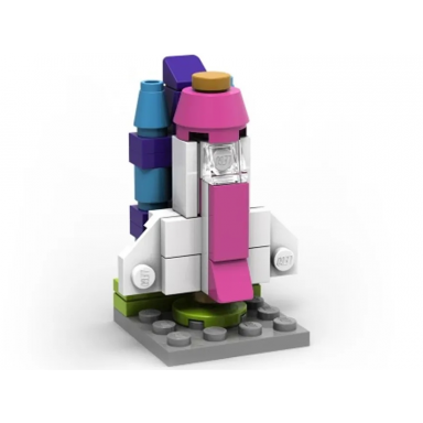lego brand store exclusive build - space shuttle