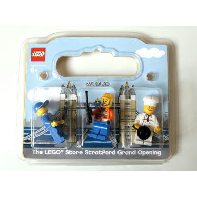 lego store grand opening exclusive set london england westfield stratford blister pack