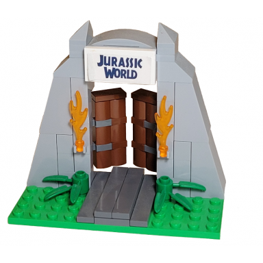 toys r us exclusive build - jurassic world gate