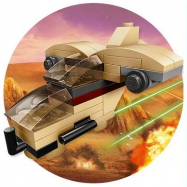 toys r us exclusive build - wookiee gunship