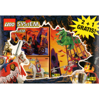 castle bundle pack 2 1 gratis! sets 6008 6027 and 6037