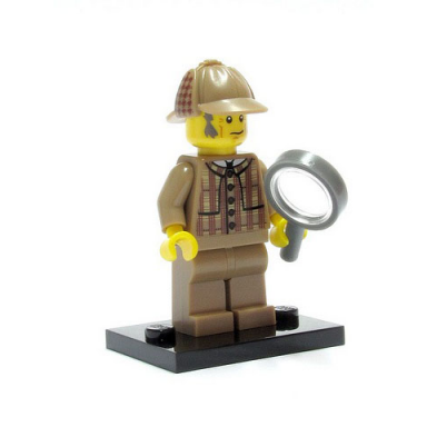 detective series 5 complete set with stand and accessories