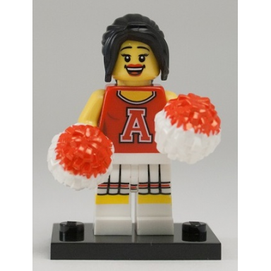 red cheerleader series 8 complete set with stand and accessories