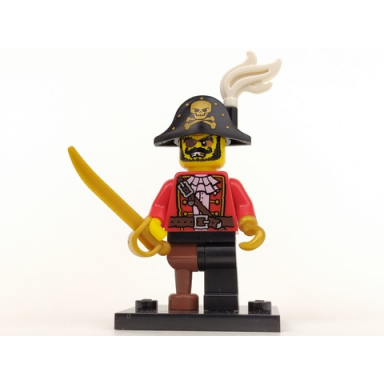 pirate captain series 8 complete set with stand and accessories