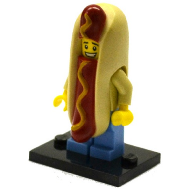 hot dog man series 13 complete set with stand and accessories