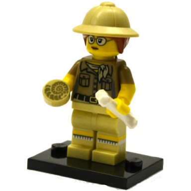 paleontologist series 13 complete set with stand and accessories