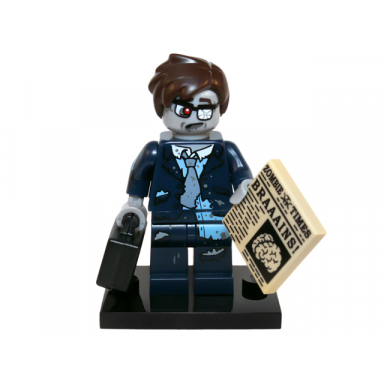 zombie businessman series 14 complete set with stand and accessories