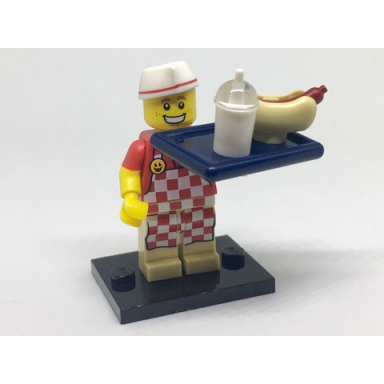 hot dog vendor series 17 complete set with stand and accessories