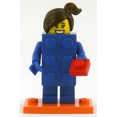 brick suit girl series 18 complete set with stand and accessories