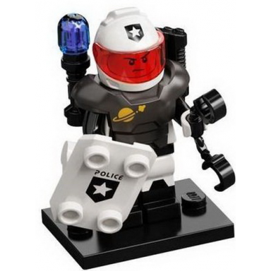space police guy series 21 complete set with stand and accessories