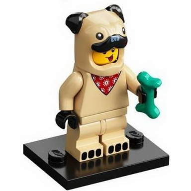 pug costume guy series 21 complete set with stand and accessories