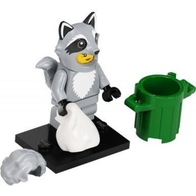 raccoon costume fan series 22 complete set with stand and accessories