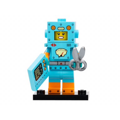 cardboard robot series 23 complete set with stand and accessories