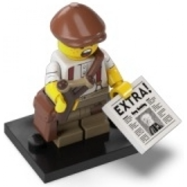 newspaper kid series 24 complete set with stand and accessories