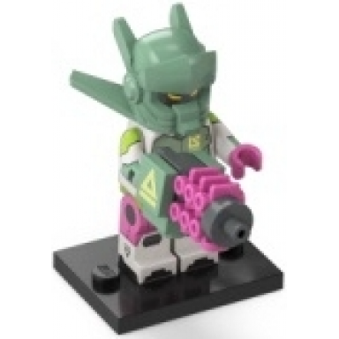 robot warrior series 24 complete set with stand and accessories