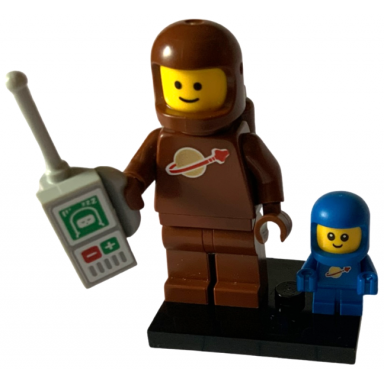 brown astronaut and spacebaby series 24 complete set with stand and accessories