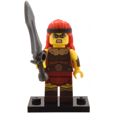 fierce barbarian series 25 complete set with stand and accessories