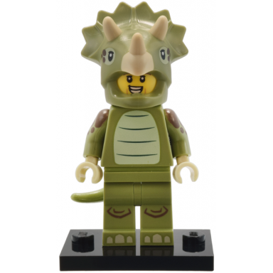 triceratops costume fan series 25 complete set with stand and accessories