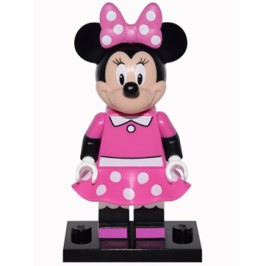 minnie mouse disney series 1 complete set with stand and accessories
