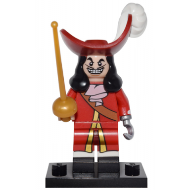 captain hook disney series 1 complete set with stand and accessories
