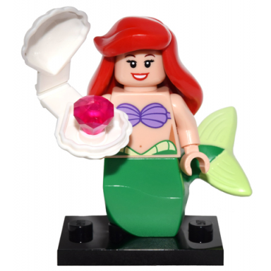 ariel disney series 1 complete set with stand and accessories