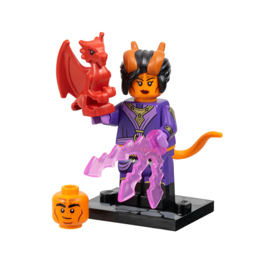 tiefling sorcerer dungeons dragons complete set with stand and accessories