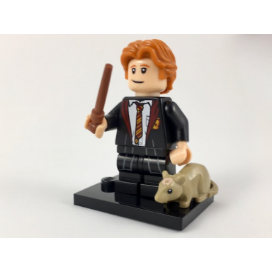 ron weasley in school robes harry potter series 1 complete set with stand and accessories