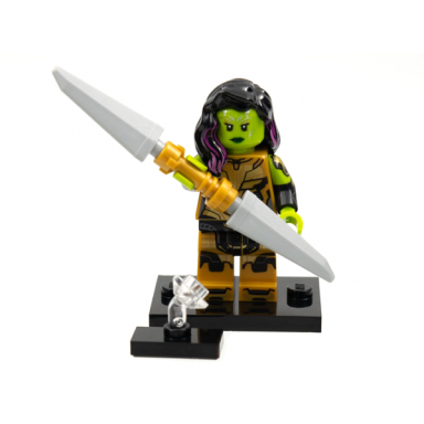 gamora with blade of thanos marvel studios series 1 complete set with stand and accessories