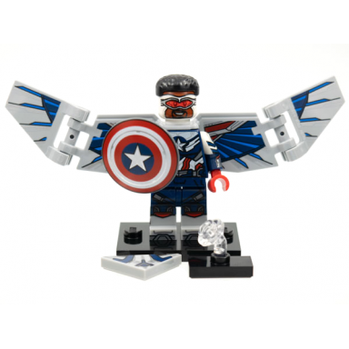 captain america marvel studios series 1 complete set with stand and accessories