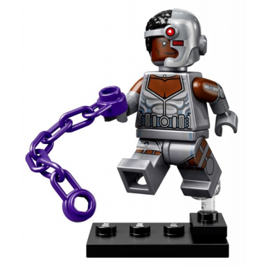 cyborg dc super heroes complete set with stand and accessories