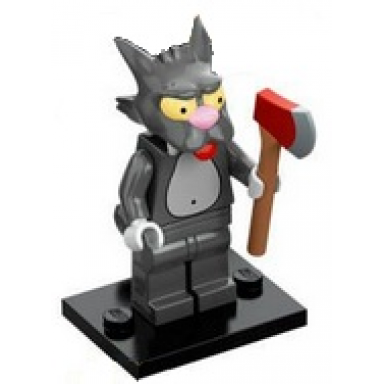 scratchy the simpsons series 1 complete set with stand and accessories