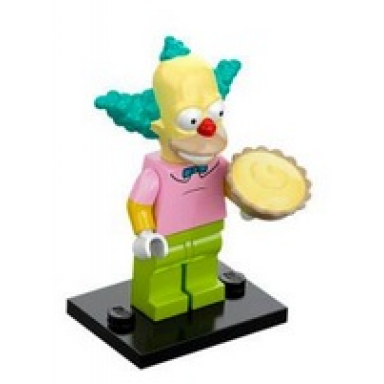 krusty the clown the simpsons series 1 complete set with stand and accessories