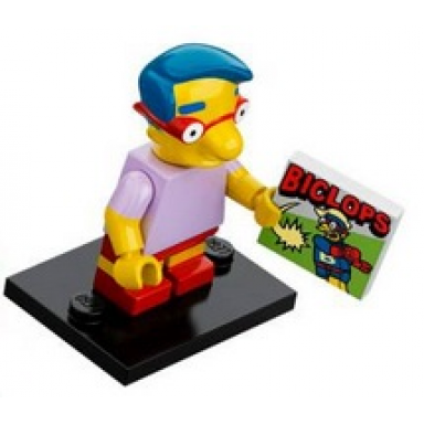 milhouse van houten the simpsons series 1 complete set with stand and accessories