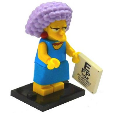 selma the simpsons series 2 complete set with stand and accessories