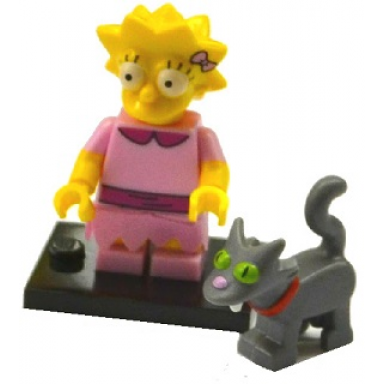lisa with snowball ii the simpsons series 2 complete set with stand and accessories