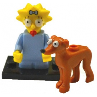 maggie and santas little helper the simpsons series 2 complete set with stand and accessories