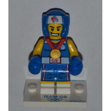 brawny boxer team gb complete set with stand and accessories