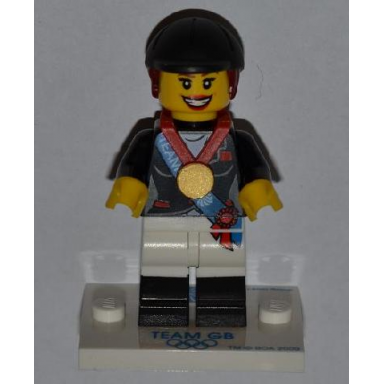 horseback rider team gb complete set with stand and accessories