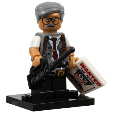commissioner gordon the lego batman movie series 1 complete set with stand and accessories