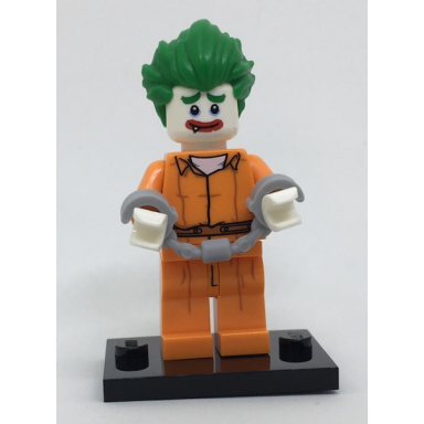 arkham asylum joker the lego batman movie series 1 complete set with stand and accessories
