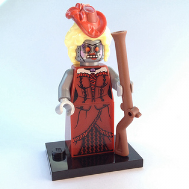 calamity drone the lego movie complete set with stand and accessories