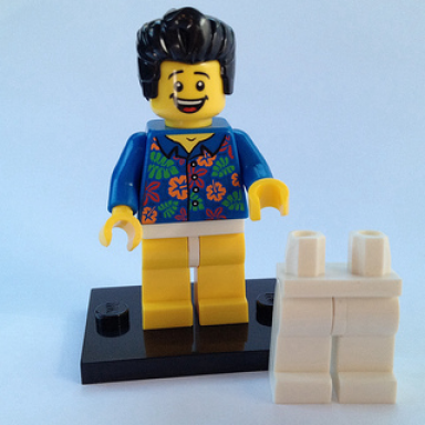 where are my pants? guy the lego movie complete set with stand and accessories