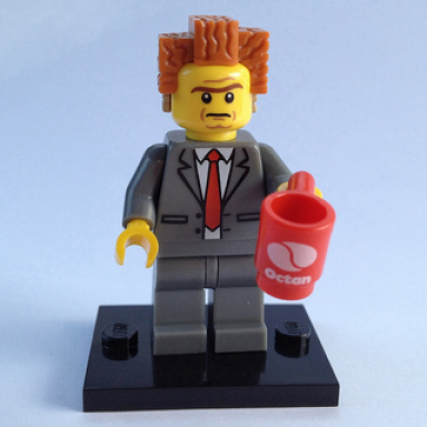 president business the lego movie complete set with stand and accessories