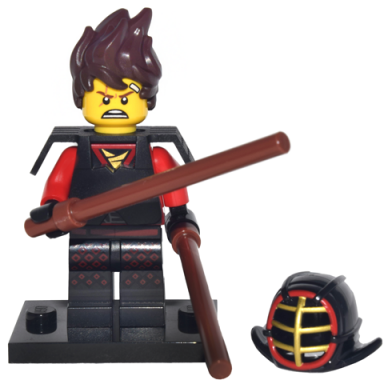 kai kendo the lego ninjago movie complete set with stand and accessories