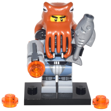 shark army octopus the lego ninjago movie complete set with stand and accessories