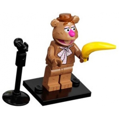 fozzie bear the muppets complete set with stand and accessories